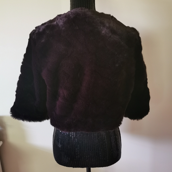 Robert Rodriguez Faux Fur Shrug Size 6 - Picture 3 of 11